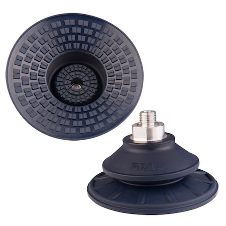 Fipa Bellows vacuum cup diam. 103 mm, NBR blue, fitting G1/4-male 22.100.201.1